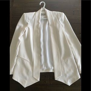 White Rebecca Minkoff Blazer 100% silk
